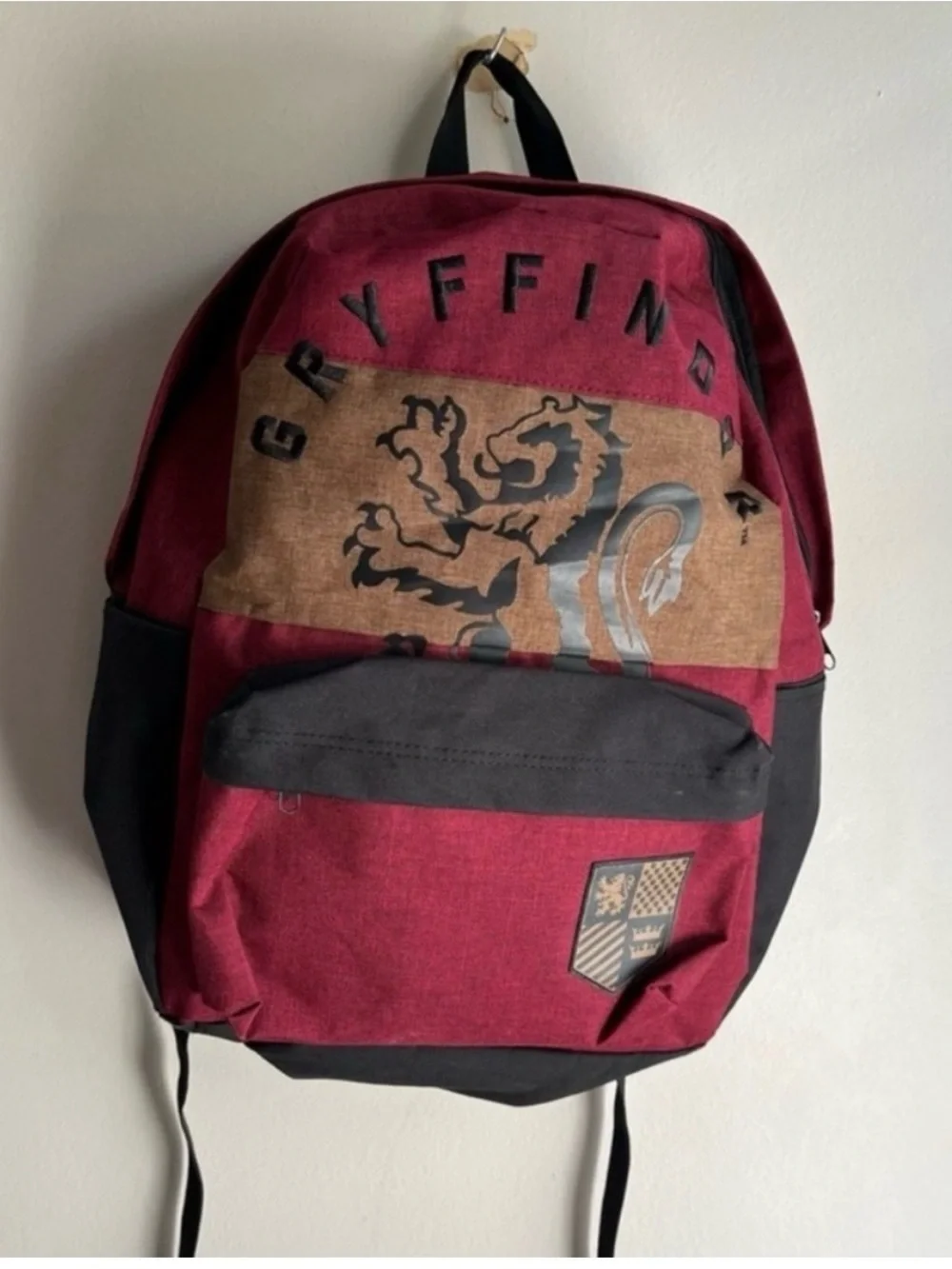 Gryffindor Harry Potter Color Block Backpack Red School Travel